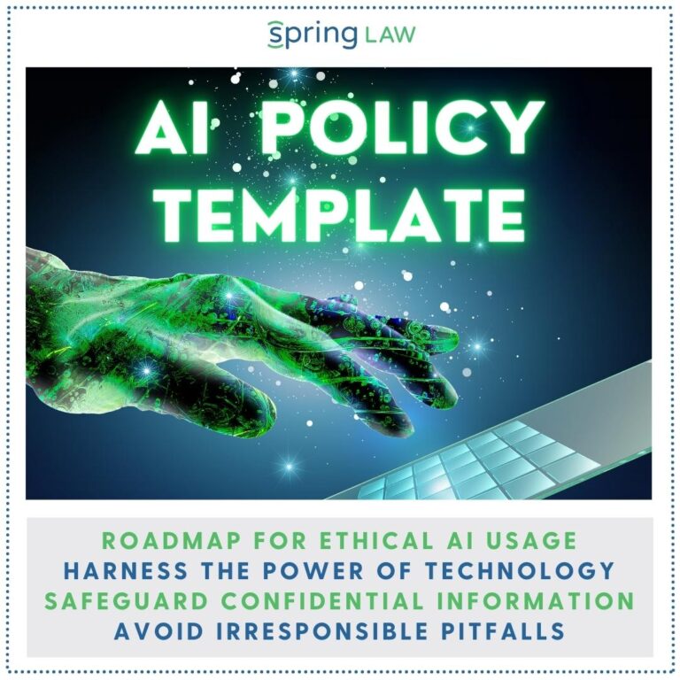 Artificial Intelligence (AI) Policy Template SpringLaw